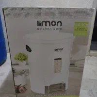 سطل برنج ۱۴ کیلویی مارک لیمون رنگ سفید  در حد نو