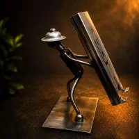 پایه نگه دارنده موبایل دست ساز