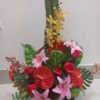 دو عدد سبد گل‌