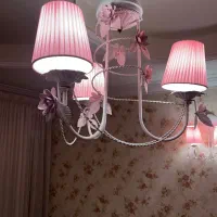 لوستر اتاق خواب به همراه دیوارکوب