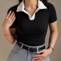پولوشرت زنانه در رنگ بندی