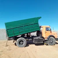 حمل شن، ماسه، مصالح و نخاله با بنز تک