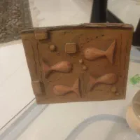 تابلو چوبی ماهی  قابل نصب روی دیوار