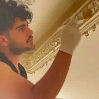 میکروسمنت پتینه نقاشی ورق طلا ....