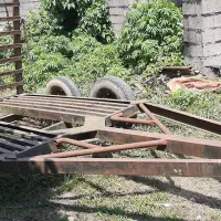 یدک کش چهار چرخ کمباین کاملا سالم وآماده کار
