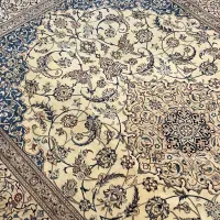 فرش دستباف ۱۲متری نایین ۹لا نقشه منحصر بفرد