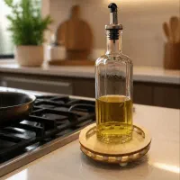 پایه زیر روغن ریز چوبی مهره دار