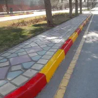 نقاشی و رنگ آمیزی جدول شهری و خیابانی و سطح بتنی