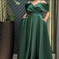 لباس مجلسی ساتن آمریکایی