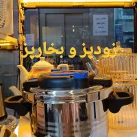 زودپز و بخارپز.استیل.خارجی.درب کلیپسی