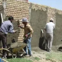 سیمانکاری دیوار چینی سیمان سفید  و کارگری