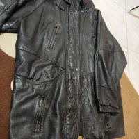 کاپشن چرم اصل