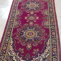 کناره ماشینی و قالیچه کوچک بیضی