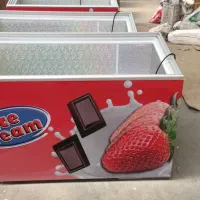 فریزر بستنی درب شیشه ای
