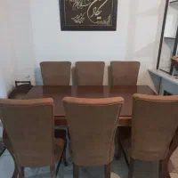 میزنهارخوری۸نفره وبوفه ایستاده کاملاسالم