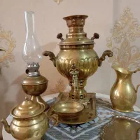 سماور برنز با وسایلش، جا کلیدی برنز