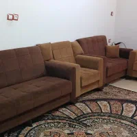 مبل (کاناپه) راحتی ۸ نفره قهوه ای
