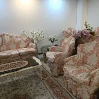 مبل ۸ نفره و ناهار خوری ۶ نفره با یک عدد بوفه