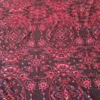 زمینه مشکی گل قرمز