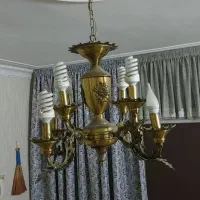 لوستر برنجی
