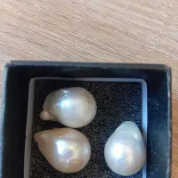 سه عدد مروارید اصل باروک