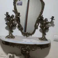 آینه شمعدان برنز برنجی
