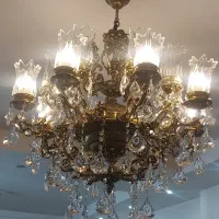 لوستر ۱۶ شاخه دو طبقه