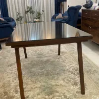 میز ناهارخوری با شیشه