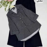 ست مانتو شلوار با رنگبندی و دو طرح زیبا