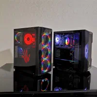 دو عدد کیس گیمینگ و رندرینگ i7 نسل نه و i5 نسل ده