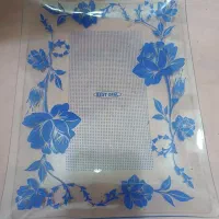 دیس شیشه ای مربعی منقوش
