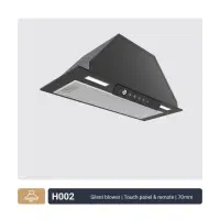 هود آشپزخانه گاز،کابین داررومیزی استیل کدteko875b