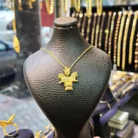 زنجیر ونیزی ۵۰ سانتیمتری و پلاک هخامنشی|جواهرات|رشت, فلسطین|دیوار