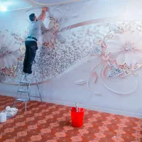 نصب و فروش  انواع کاغذ دیواری و پوستر ۳بعدی و ...