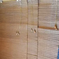 پرده کرکره بامبو تروتمیز و سالم