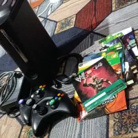 xbax360 کاملا سالم  120G HD دو دسته اصلی 40عدد باز
