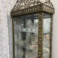 ویترین عرض ۹۰ و ساعت برنج