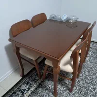 میزناهارخوری ۴ نفره تمام چوب طبی