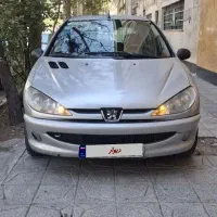 پژو۲۰۶ تیپ ۳ مدل ۸۳ رنگ نقره ای