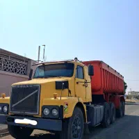 ولوو با تریلی کمپرس توضیحات بخونید