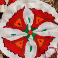 روبالشتی گلک دستگیره گلدوزی