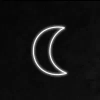 تابلو نئون مدل ماه