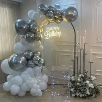 بادکنک ارایی گل ارایی دکور تولد افتتاحیه