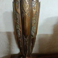 گلدان مسی قدیمی  قد ۳۵