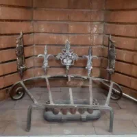 منقل شومینه با گارد محافظ