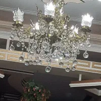 4عدد لوستر برنج اصل