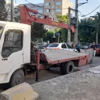 کامیونت اویکو چرثقل ۳ تن کفی ۸۳ بسیار تمیز سالم
