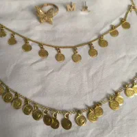 انگشتر ،گوشواره ،گردنبد و دستبند طلا بدون اجرت