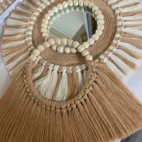 اینه و آویز مکرومه فقط۶۰۰هزار