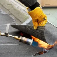 ایزوگام قیر گونی پشت بام استخر